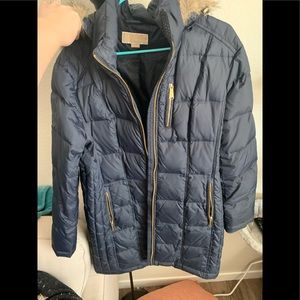 XL Navy blue Michael Kors winter coat